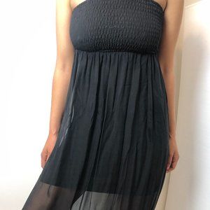Black Floor Length Tube Guess Beach dress
